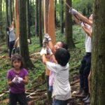 皮むき間伐体験イベントを行いました☆